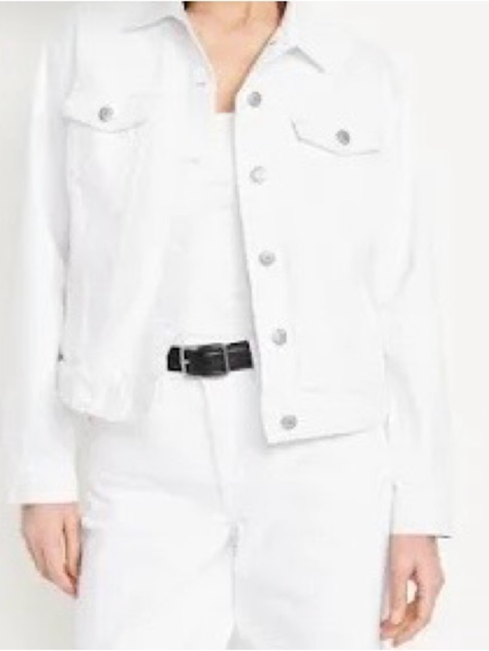 Old Navy White Denim Jacket